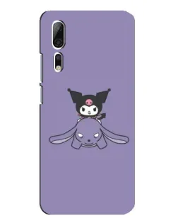 Чехол для ZTE Axon 10 Pro с картинкой «Kuromi на лиловом фоне» Чехол для ZTE Axon 10 Pro с картинкой «Kuromi на лиловом фоне»