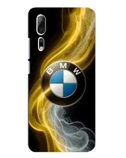 Чохол для ZTE Axon 10 Pro з картинкою «Золотистий дим BMW»