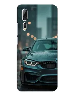 Чохол для ZTE Axon 10 Pro з картинкою «BMW у вогнях міста»