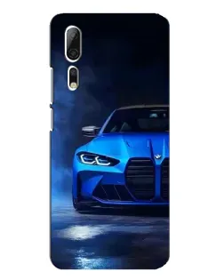 Чохол для ZTE Axon 10 Pro з картинкою «Блакитна BMW M4»