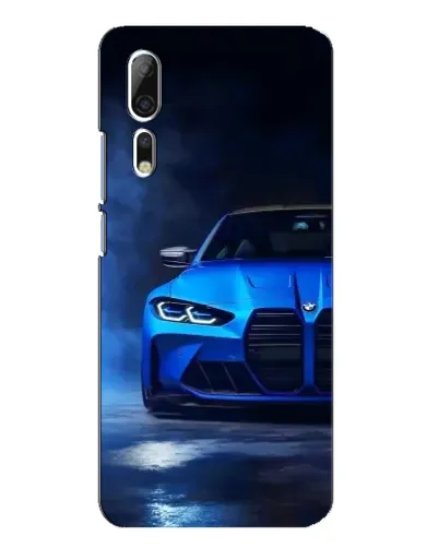 Чохол для ZTE Axon 10 Pro з картинкою «Блакитна BMW M4»