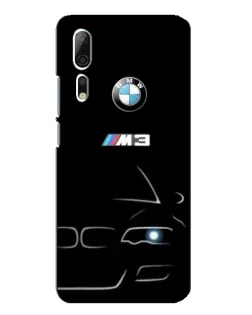 Чохол для ZTE Axon 10 Pro з картинкою «Мінімалістичний принт BMW M3»