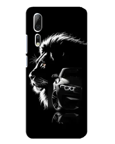 Чохол для ZTE Axon 10 Pro з картинкою «BMW та лев»