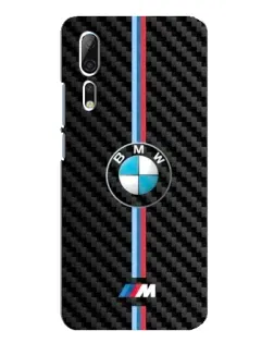 Чохол для ZTE Axon 10 Pro з картинкою «Емблема BMW та карбон»