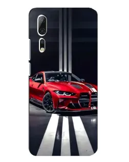 Чохол для ZTE Axon 10 Pro з картинкою «Червона BMW на дорозі»