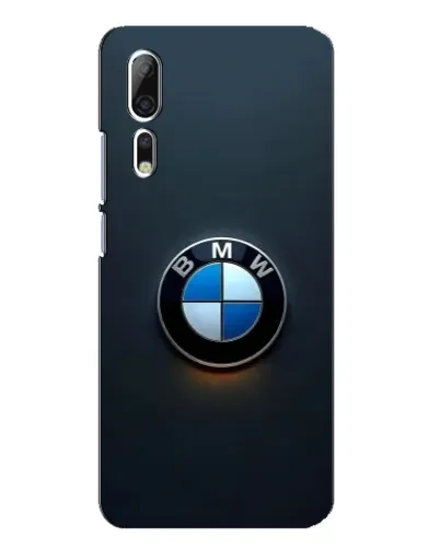 Чохол для ZTE Axon 10 Pro з картинкою «Логотип BMW — мінімалізм»