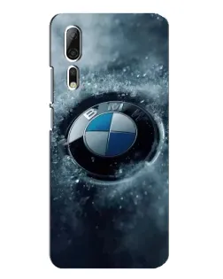Чохол для ZTE Axon 10 Pro з картинкою «Логотип BMW — лід»