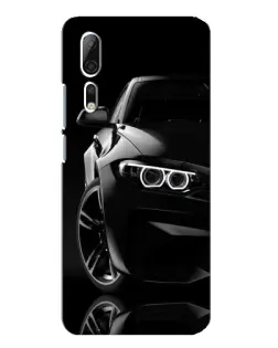 Чохол для ZTE Axon 10 Pro з картинкою «Чорна BMW — профіль»