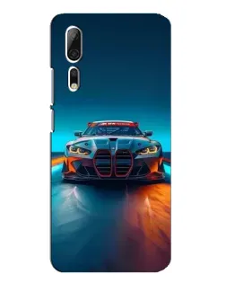 Чохол для ZTE Axon 10 Pro з картинкою «BMW — вогні неону»