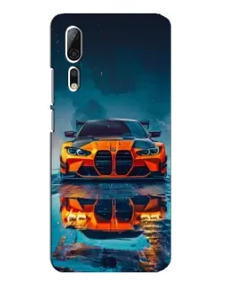 Чохол для ZTE Axon 10 Pro з картинкою «BMW — золота емблема»