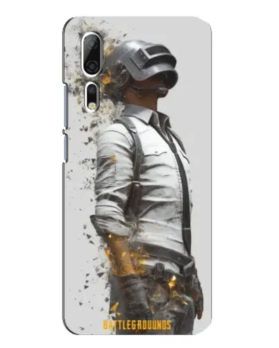 Чехол для ZTE Axon 10 Pro с картинкой «PUBG — боец в пыли»