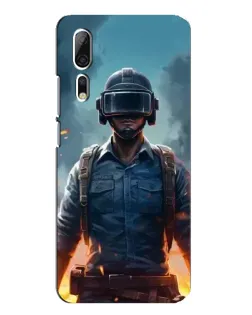 Чехол для ZTE Axon 10 Pro с картинкой «PUBG — реалистичный герой»