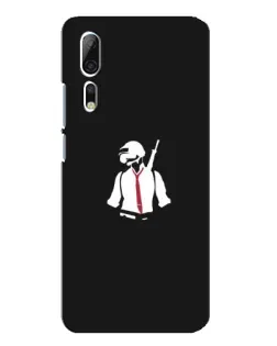 Чехол для ZTE Axon 10 Pro с картинкой «PUBG — силуэт воина»