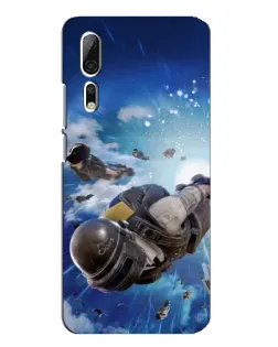 Чехол для ZTE Axon 10 Pro с картинкой «Десант PUBG — прыжок»