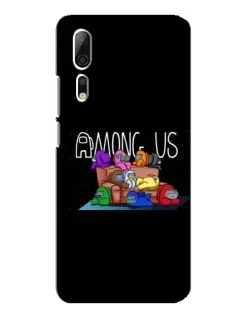 Чехол для ZTE Axon 10 Pro с картинкой «Логотип Among Us» Чехол для ZTE Axon 10 Pro с картинкой «Логотип Among Us»