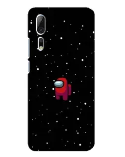 Чехол для ZTE Axon 10 Pro с картинкой «Красный Among Us»