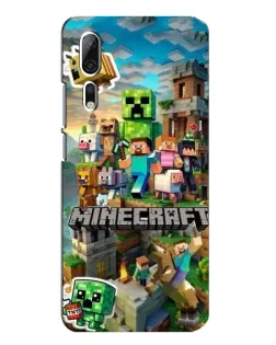 Чохол для ZTE Axon 10 Pro з картинкою «Замок Minecraft»