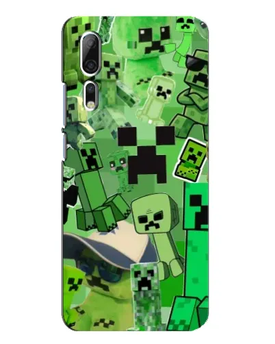 Чехол для ZTE Axon 10 Pro с картинкой «Криперы Minecraft» Чехол для ZTE Axon 10 Pro с картинкой «Криперы Minecraft»