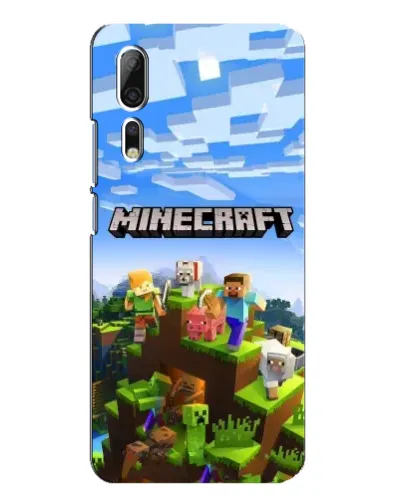 Чехол для ZTE Axon 10 Pro с картинкой «Minecraft классический мир» Чехол для ZTE Axon 10 Pro с картинкой «Minecraft классический мир»