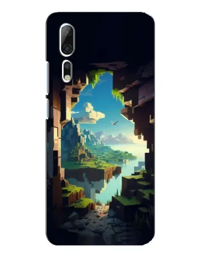 Чехол для ZTE Axon 10 Pro с картинкой «Вид из пещеры» Чехол для ZTE Axon 10 Pro с картинкой «Вид из пещеры»