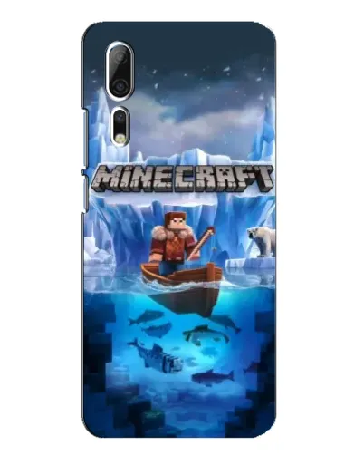 Чехол для ZTE Axon 10 Pro с картинкой «Minecraft ледяной мир» Чехол для ZTE Axon 10 Pro с картинкой «Minecraft ледяной мир»