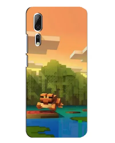 Чехол для ZTE Axon 10 Pro с картинкой «Майнкрафт закат солнца» Чехол для ZTE Axon 10 Pro с картинкой «Майнкрафт закат солнца»