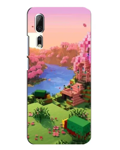 Чехол для ZTE Axon 10 Pro с картинкой «Розовое дерево Minecraft» Чехол для ZTE Axon 10 Pro с картинкой «Розовое дерево Minecraft»