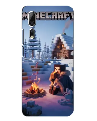 Чехол для ZTE Axon 10 Pro с картинкой «Зимний Minecraft» Чехол для ZTE Axon 10 Pro с картинкой «Зимний Minecraft»