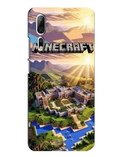 Чехол для ZTE Axon 10 Pro с картинкой «Minecraft панорама»