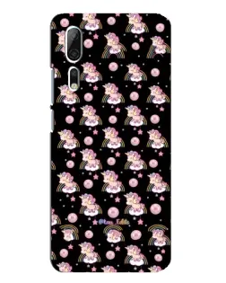 Чехол для ZTE Axon 10 Pro с картинкой «Magic Unicorn паттерн»