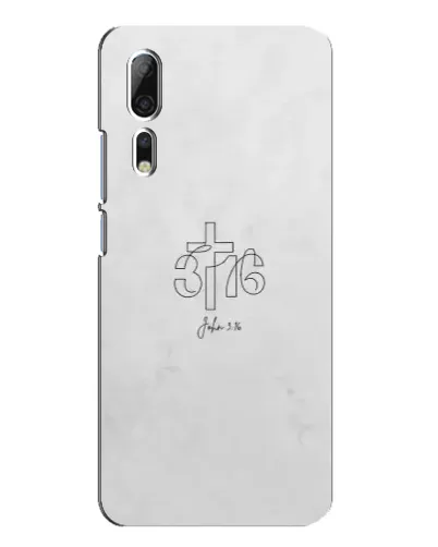 Чехол для ZTE Axon 10 Pro с картинкой «Иоанна 3:16 Крест» Чехол для ZTE Axon 10 Pro с картинкой «Иоанна 3:16 Крест»