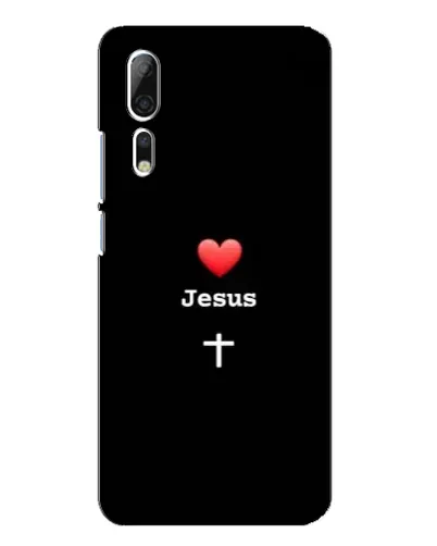 Чехол для ZTE Axon 10 Pro с картинкой «Сердце - Jesus» Чехол для ZTE Axon 10 Pro с картинкой «Сердце - Jesus»