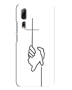 Чехол для ZTE Axon 10 Pro с картинкой «Рука держит» Чехол для ZTE Axon 10 Pro с картинкой «Рука держит»