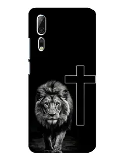 Чехол для ZTE Axon 10 Pro с картинкой «Лев и Крест» Чехол для ZTE Axon 10 Pro с картинкой «Лев и Крест»