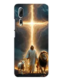Чехол для ZTE Axon 10 Pro с картинкой «Лев Иуды и Свет» Чехол для ZTE Axon 10 Pro с картинкой «Лев Иуды и Свет»
