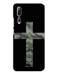 Чехол для ZTE Axon 10 Pro с картинкой «Милитари Крест»