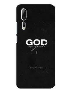 Чехол для ZTE Axon 10 Pro с картинкой «GOD — Бог над всем»