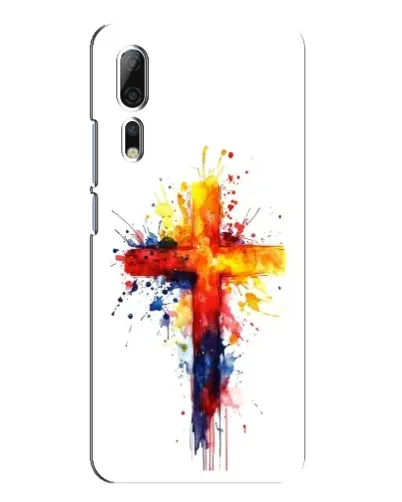 Чехол для ZTE Axon 10 Pro с картинкой «Акварельный крест» Чехол для ZTE Axon 10 Pro с картинкой «Акварельный крест»