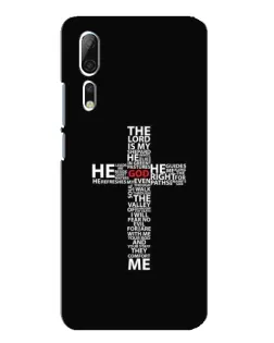Чехол для ZTE Axon 10 Pro с картинкой «Текстовый крест» Чехол для ZTE Axon 10 Pro с картинкой «Текстовый крест»