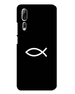 Чехол для ZTE Axon 10 Pro с картинкой «Символ рыбы Jesus» Чехол для ZTE Axon 10 Pro с картинкой «Символ рыбы Jesus»