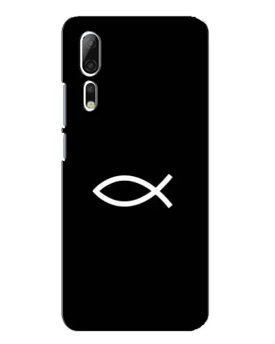 Чехол для ZTE Axon 10 Pro с картинкой «Символ рыбы Jesus» Чехол для ZTE Axon 10 Pro с картинкой «Символ рыбы Jesus»
