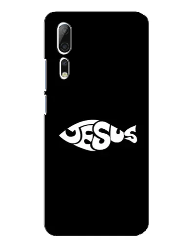 Чехол для ZTE Axon 10 Pro с картинкой «Рыба Jesus» Чехол для ZTE Axon 10 Pro с картинкой «Рыба Jesus»