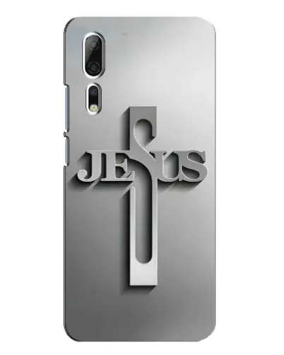 Чехол для ZTE Axon 10 Pro с картинкой «Металлический крест Jesus» Чехол для ZTE Axon 10 Pro с картинкой «Металлический крест Jesus»