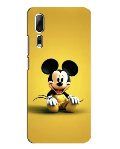 Чехол для ZTE Axon 10 Pro с картинкой «Микки на желтом»
