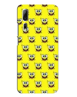 Чехол для ZTE Axon 10 Pro с картинкой «Паттерн Губка Боб»