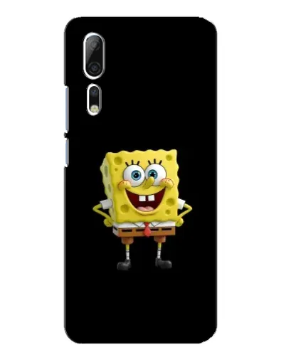 Чехол для ZTE Axon 10 Pro с картинкой «Классический Губка Боб»