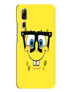 Чохол для ZTE Axon 10 Pro з картинкою «Мінімалістичний Спанч Боб»