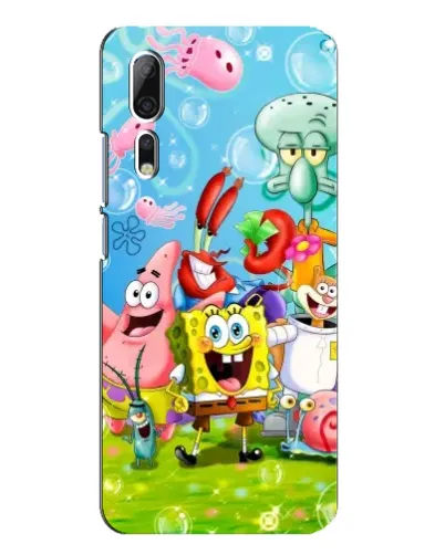 Чохол для ZTE Axon 10 Pro з картинкою «Губка Боб та друзі» Чохол для ZTE Axon 10 Pro з картинкою «Губка Боб та друзі»