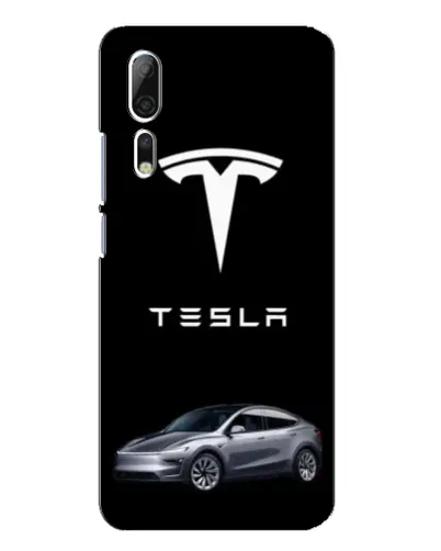 Чехол для ZTE Axon 10 Pro с картинкой «Tesla Model Y»