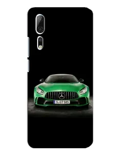 Чехол для ZTE Axon 10 Pro с картинкой «Mercedes — неоновый лого»